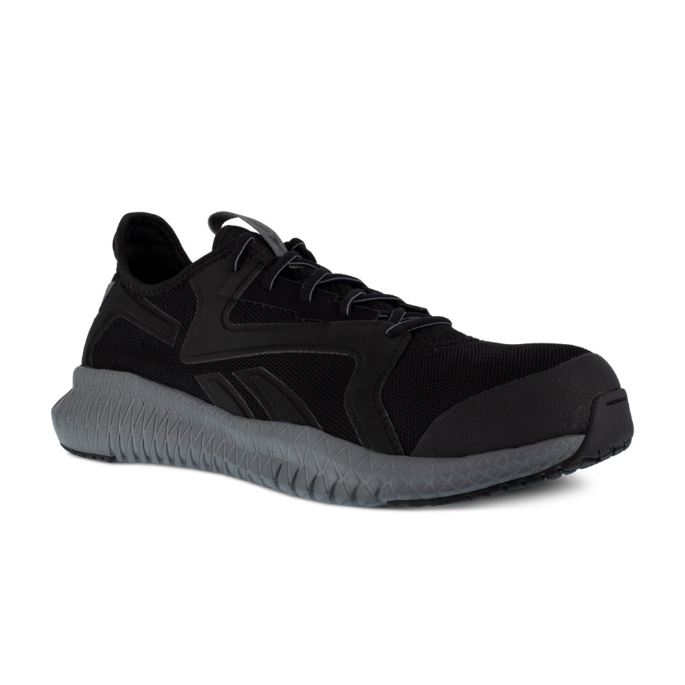 Reebok Men’s Black MemoryTech Work Shoes Size 14M | Lightweight Safety Toe